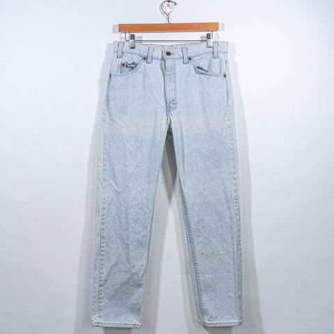 Levis 505 Orange Tab Jeans Faded