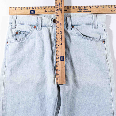 Levis 505 Orange Tab Jeans Faded