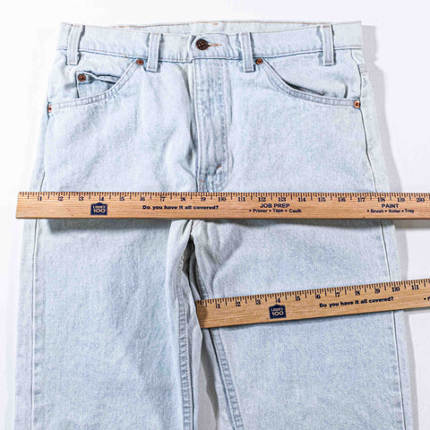 Levis 505 Orange Tab Jeans Faded