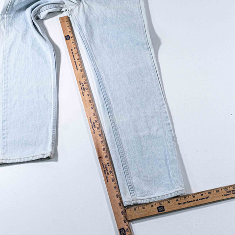Levis 505 Orange Tab Jeans Faded