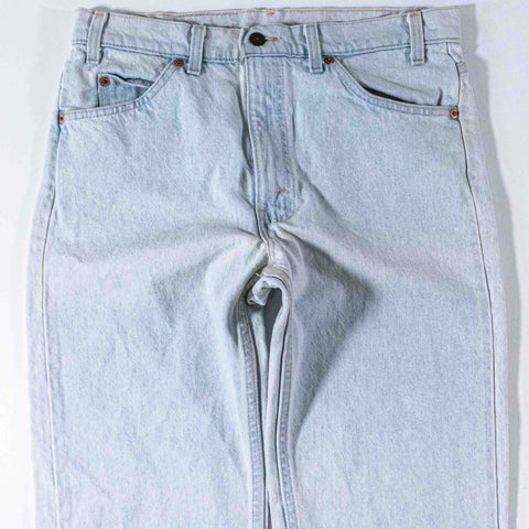 Levis 505 Orange Tab Jeans Faded