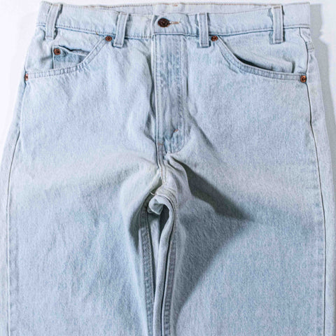 Levis 505 Orange Tab Jeans Faded