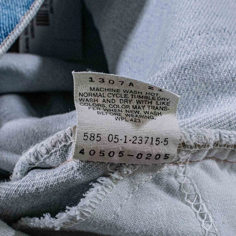 Levis 505 Orange Tab Jeans Faded