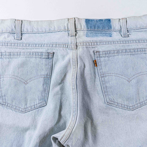 Levis 505 Orange Tab Jeans Faded