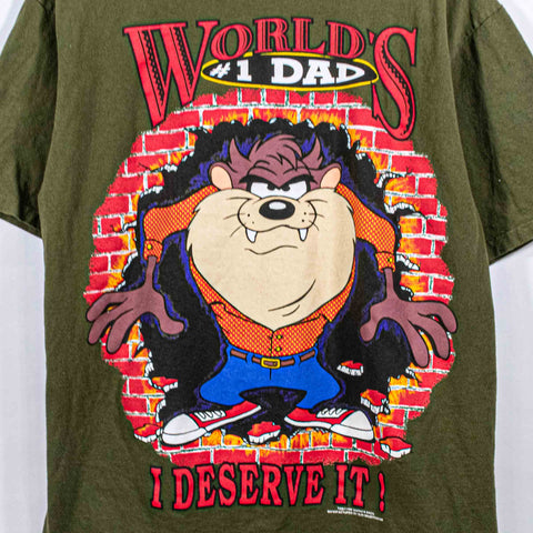 Taz Tazmanian Devil World's #1 Dad T-Shirt