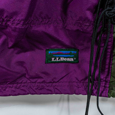 LL Bean Aztec Pullover Anorak Windbreaker Made in USA