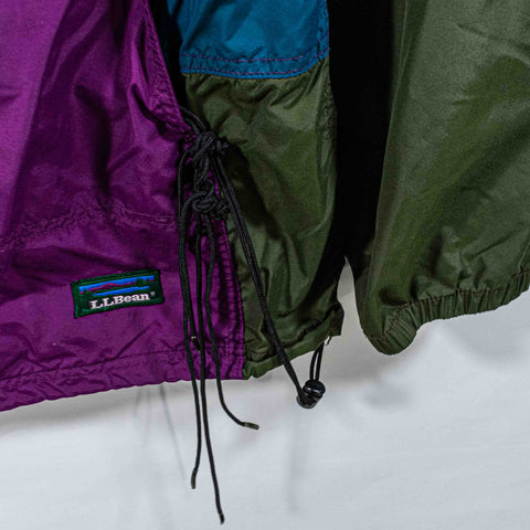 LL Bean Aztec Pullover Anorak Windbreaker Made in USA