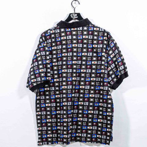 Thums Up All Over Print Golf Polo Shirt