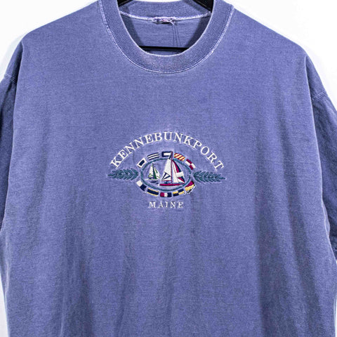 Kennebunkport Maine Sailing Over Dyed T-Shirt