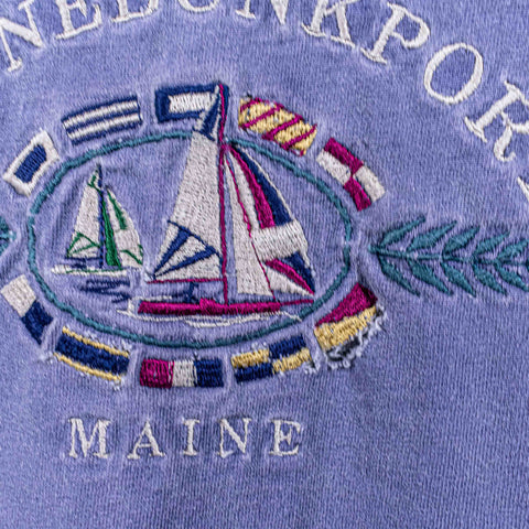 Kennebunkport Maine Sailing Over Dyed T-Shirt