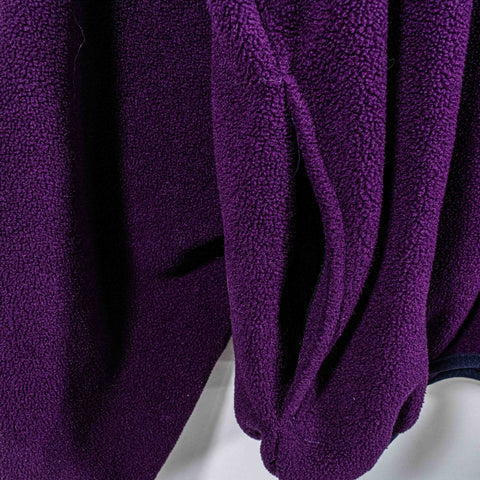 Lands End Snap Fleece Pullover Made in USA