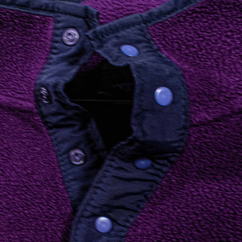 Lands End Snap Fleece Pullover Made in USA