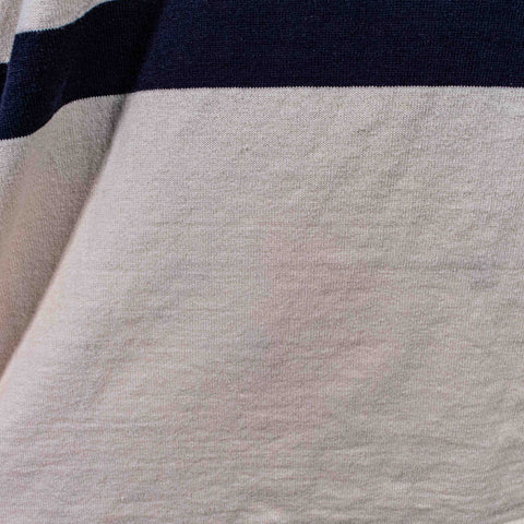 Chaps Ralph Lauren Crest Striped Long Sleeve Polo Shirt