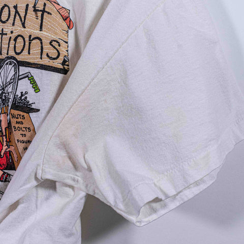 Real Men Don't Read Instructions T-Shirt Joke Funny Single Stitch