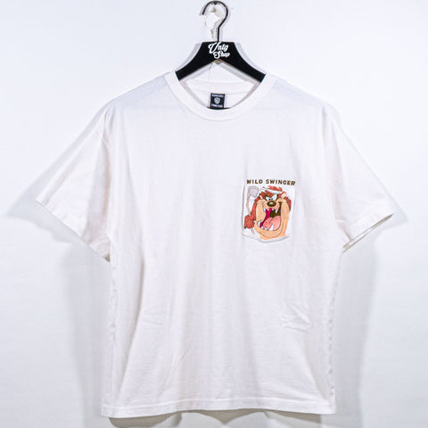 Taz Tazmanian Devil Wild Swinger Pocket T-Shirt Warner Bros Looney Tunes