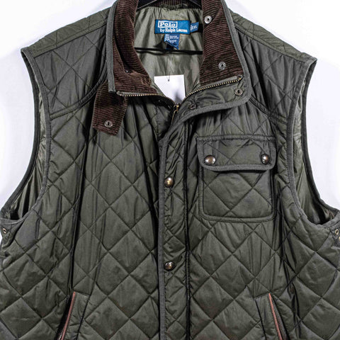 Polo Ralph Lauren Quilted Hunting Equestrian Vest Gillet