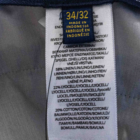 Polo Ralph Lauren Pin Stripe Linen Lyocell Blend Pants