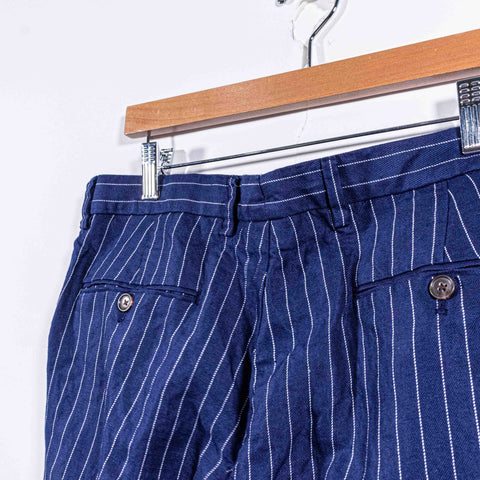 Polo Ralph Lauren Pin Stripe Linen Lyocell Blend Pants