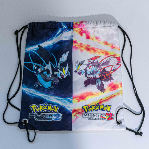 Pokemon White & Black Version 2 Drawstring Bag Promo