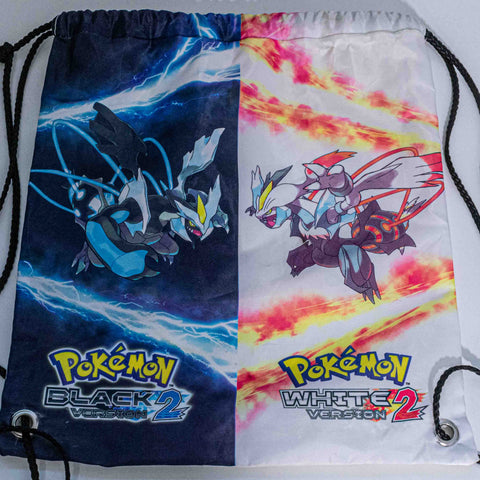 Pokemon White & Black Version 2 Drawstring Bag Promo