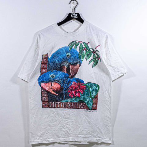 Gift of Nature Parrot Bird T-Shirt Cozumel Mexico Caribe Caribbean