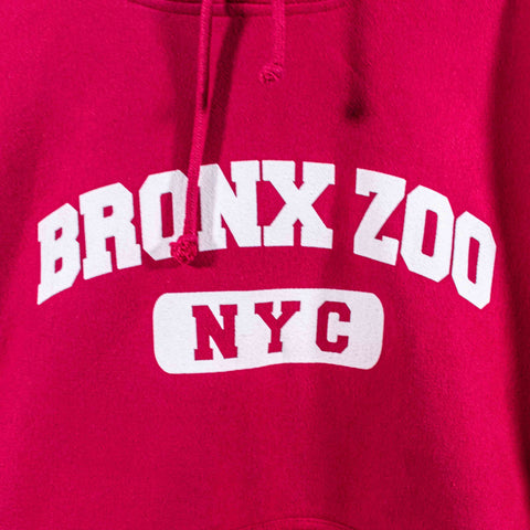 Bronx Zoo NYC New York Hoodie Sweatshirt MV Sport Pro Weave