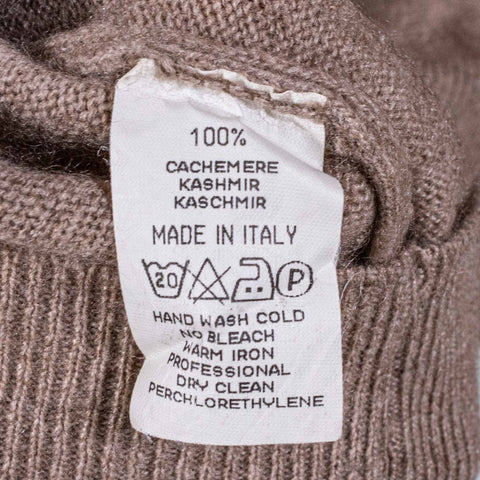 Gran Sasso Pure Cashmere Knit Long Sleeve Polo Shirt