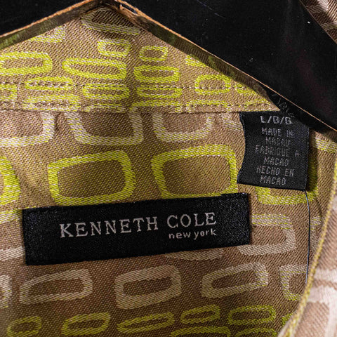 Kenneth Cole Psychedelic Disco Button Shirt
