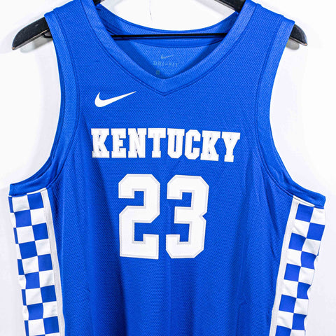 University Kentucky Wildcats Anthony Davis Nike Elite Basketball Jersey