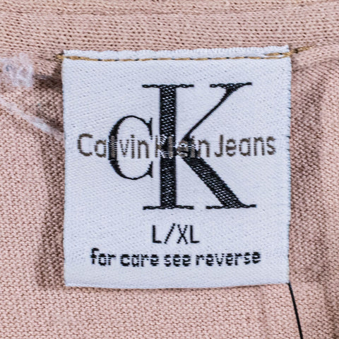 CK Jeans Calvin Klein Khakis Promo T-Shirt Single Stitch Made in USA