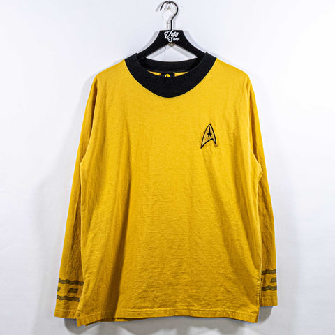 Star Trek Captain Kirk Uniform Long Sleeve T-Shirt Costume