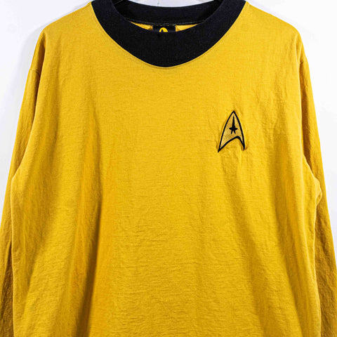 Star Trek Captain Kirk Uniform Long Sleeve T-Shirt Costume