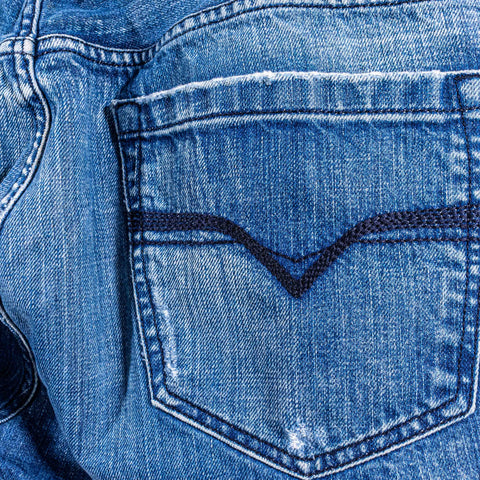 Diesel Quratt Jeans Made in Italy Button Fly