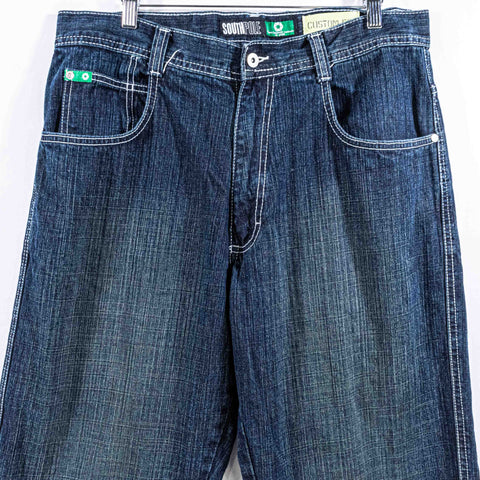SouthPole Wide Leg Baggy Jeans