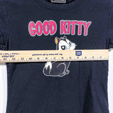 Pussyfoot Looney Tunes Good Kitty Gone Bad T-Shirt Baby Tee
