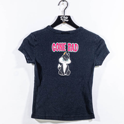 Pussyfoot Looney Tunes Good Kitty Gone Bad T-Shirt Baby Tee