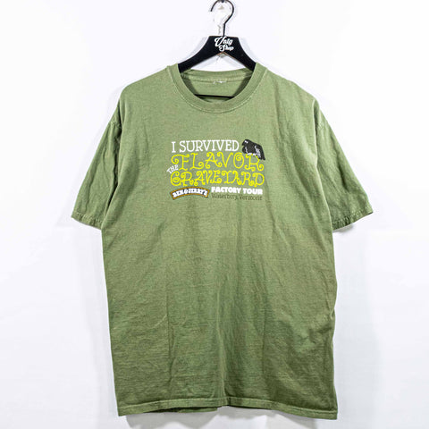 Ben & Jerry's Flavor Graveyard Tour  T-Shirt 2004