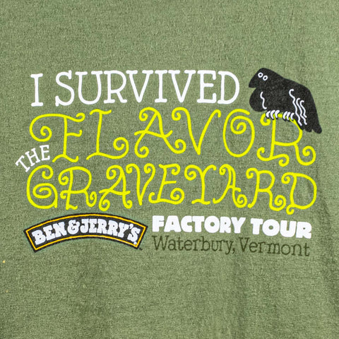 Ben & Jerry's Flavor Graveyard Tour  T-Shirt 2004
