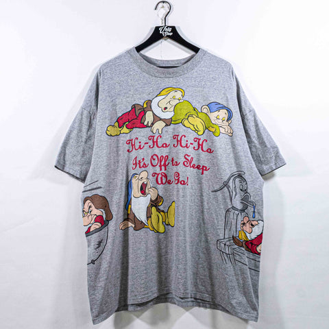 Snow White Seven Dwarfs Off To Sleep T-Shirt Disneyland AOP