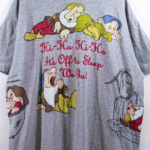 Snow White Seven Dwarfs Off To Sleep T-Shirt Disneyland AOP