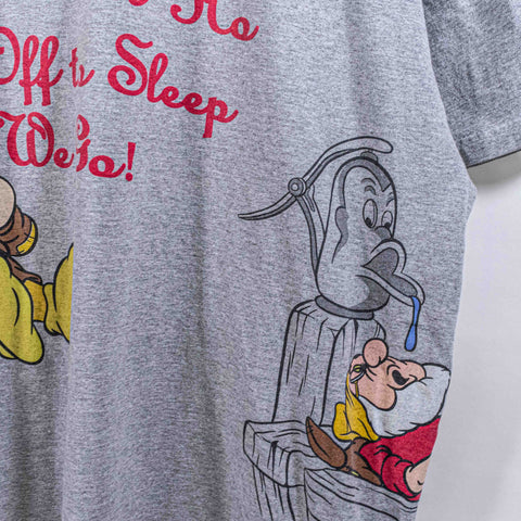 Snow White Seven Dwarfs Off To Sleep T-Shirt Disneyland AOP