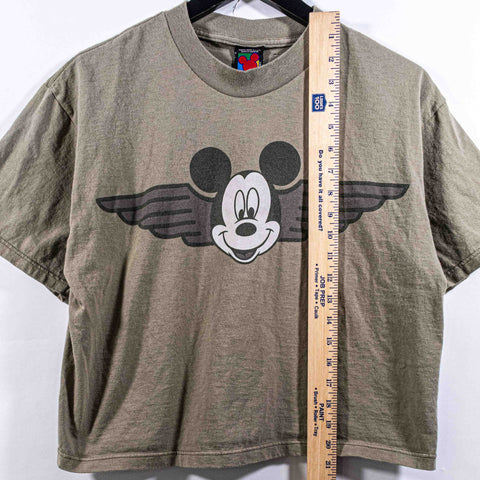 Jerry Leigh Mickey Mouse Wings T-Shirt Cropped