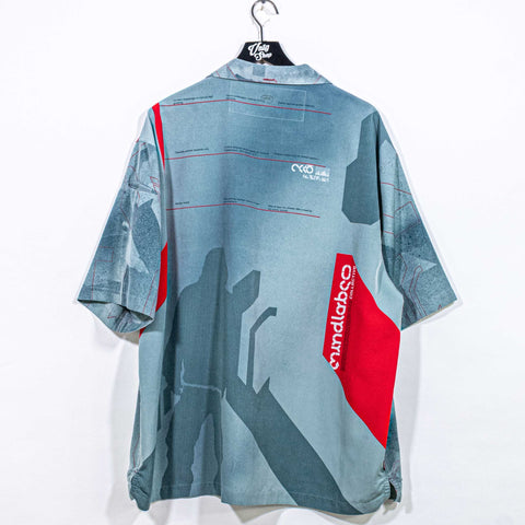 Ecko Complex Magazine All Over Print Button Shirt