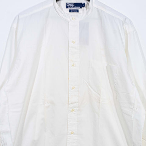 Polo Ralph Lauren PostBoy Button Shirt Mandarin Band Collar