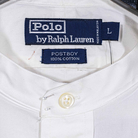 Polo Ralph Lauren PostBoy Button Shirt Mandarin Band Collar