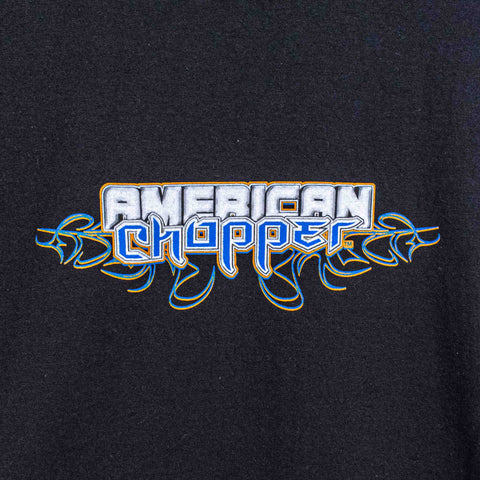 American Chopper Mikey's Biker T-Shirt Flames