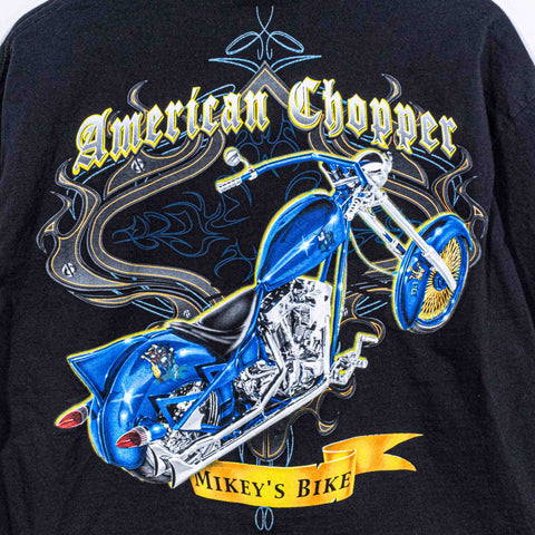 American Chopper Mikey's Biker T-Shirt Flames