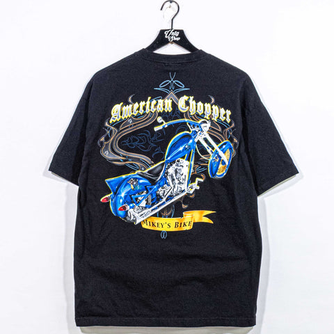 American Chopper Mikey's Biker T-Shirt Flames