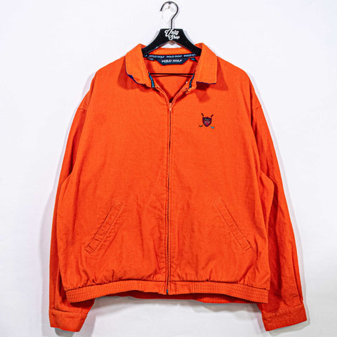 Polo Golf Ralph Lauren Corduroy Zip Jacket Cross Clubs