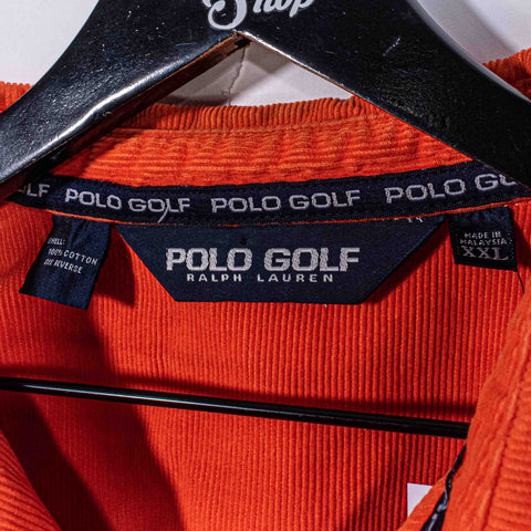 Polo Golf Ralph Lauren Corduroy Zip Jacket Cross Clubs